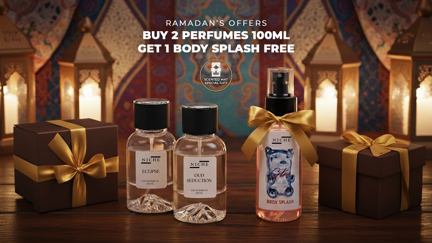 اشتري عطرين. واحصل على معطر للجسم مجاناً.