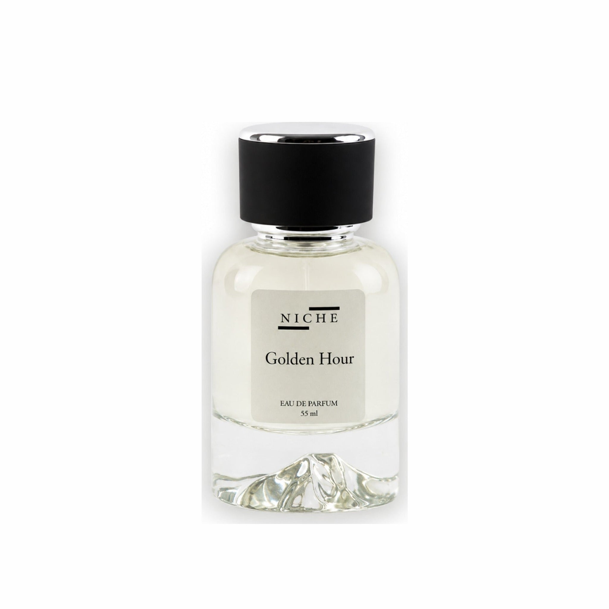 GOLDEN HOUR BY NICHE EAU DE PARFUM (INSPIRED BY BYREDO'S BAL D'AFRIQUE) clean bottle packshot