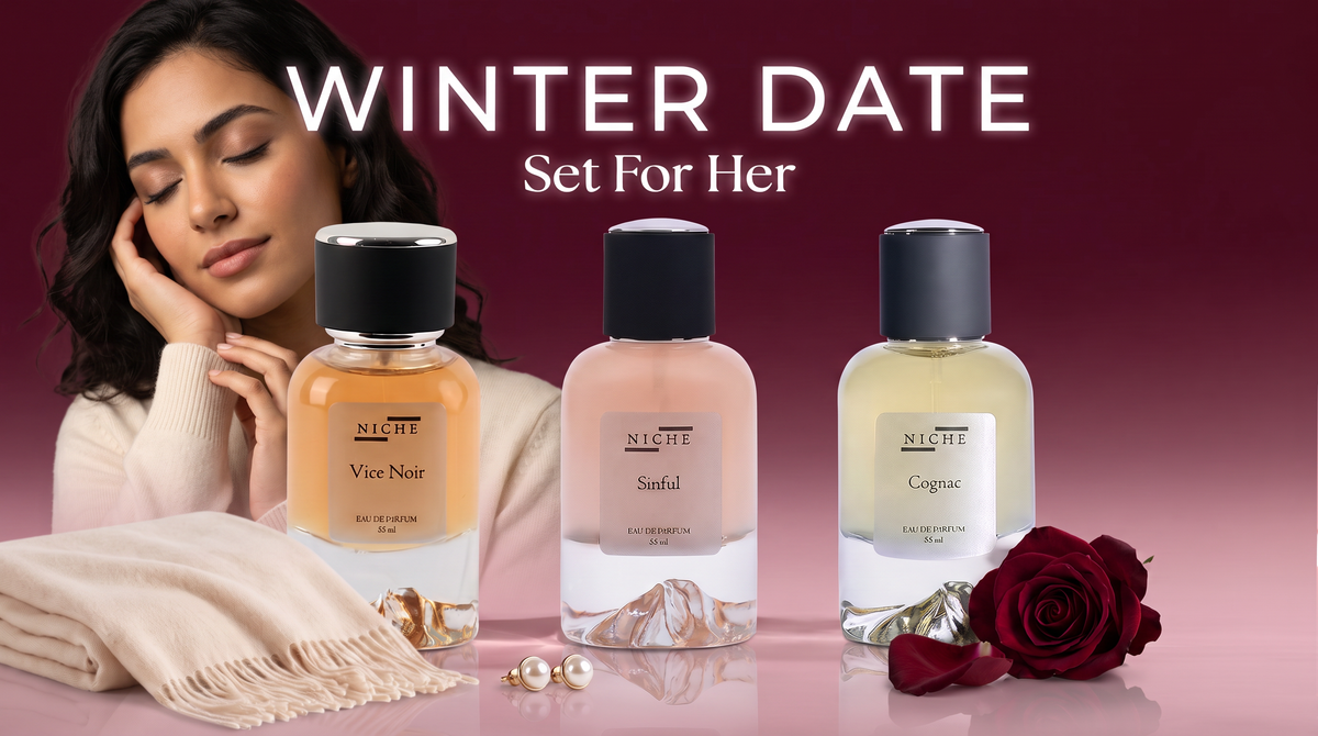 Winter Date Set for Her — Vice Noir, Sinful, Cognac