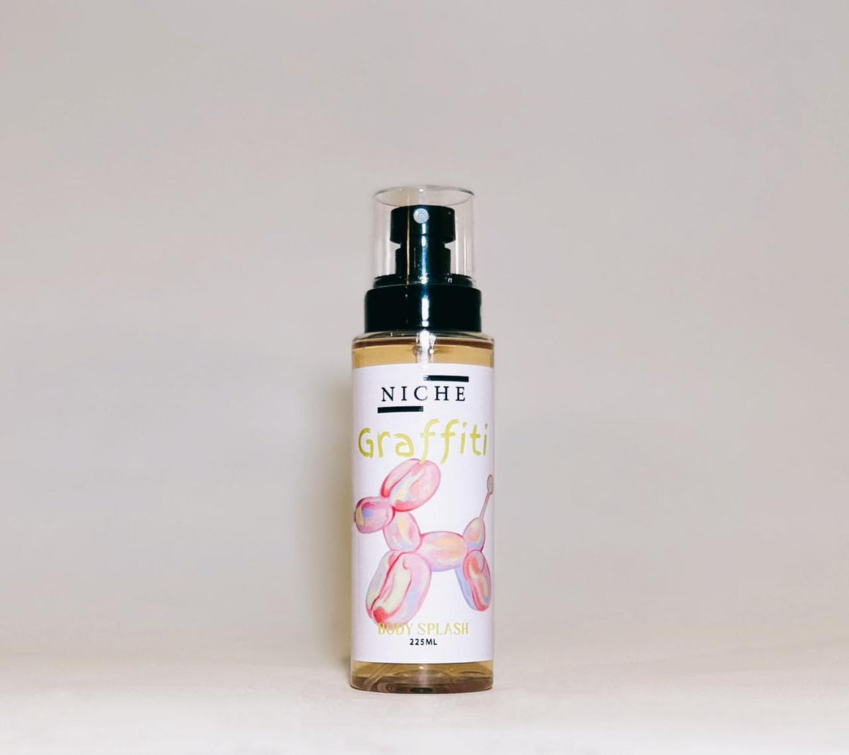 Long-lasting body splash