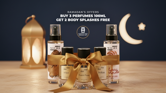 Buy 3 Perfumes Get 2 Body Splashes