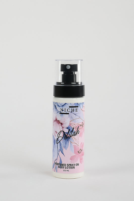 Delilah Perfumed Spray-on Body Lotion 120ml