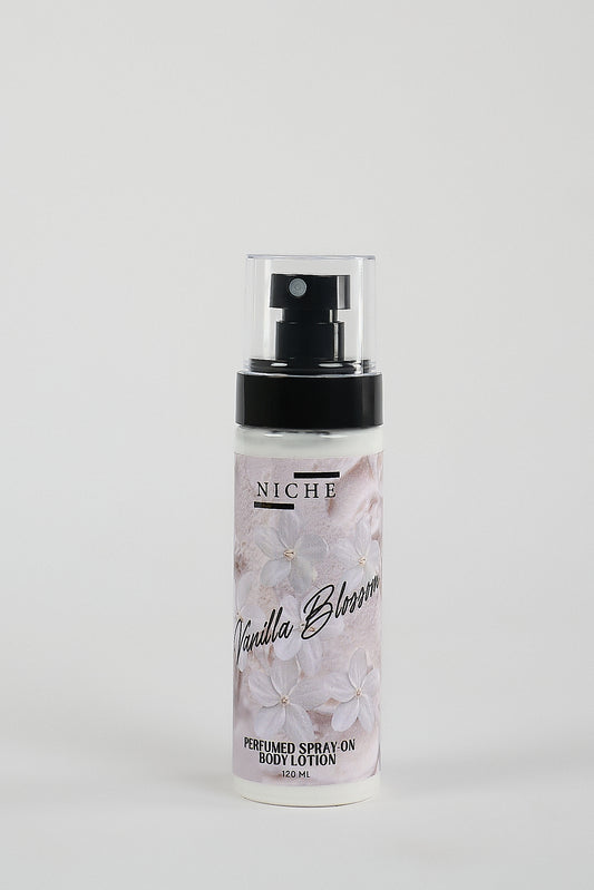 Vanilla Blossom Perfumed Spray-on Body Lotion 120ml