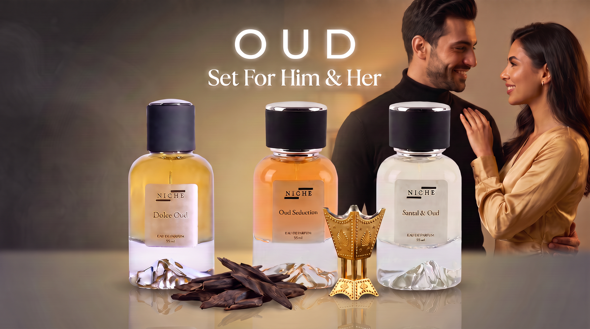 Oud Set for Him & Her — Dolce Oud, Oud Seduction, Santal & Oud
