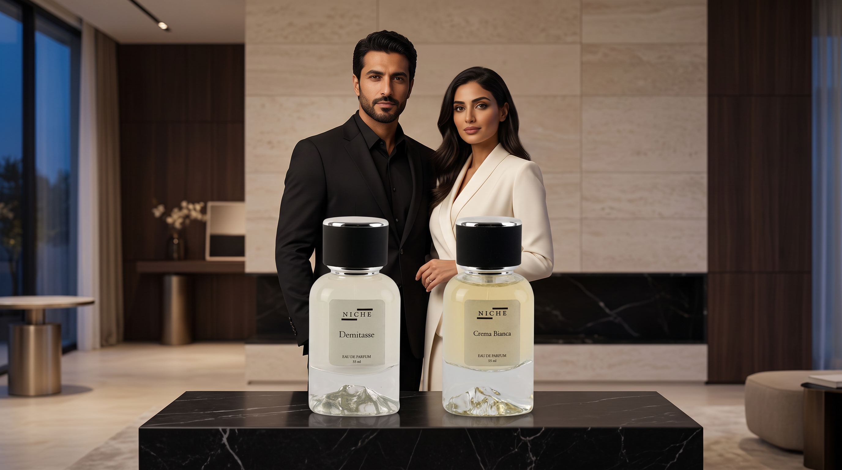 Niche Essences Demitasse and Crema Bianca — Unisex