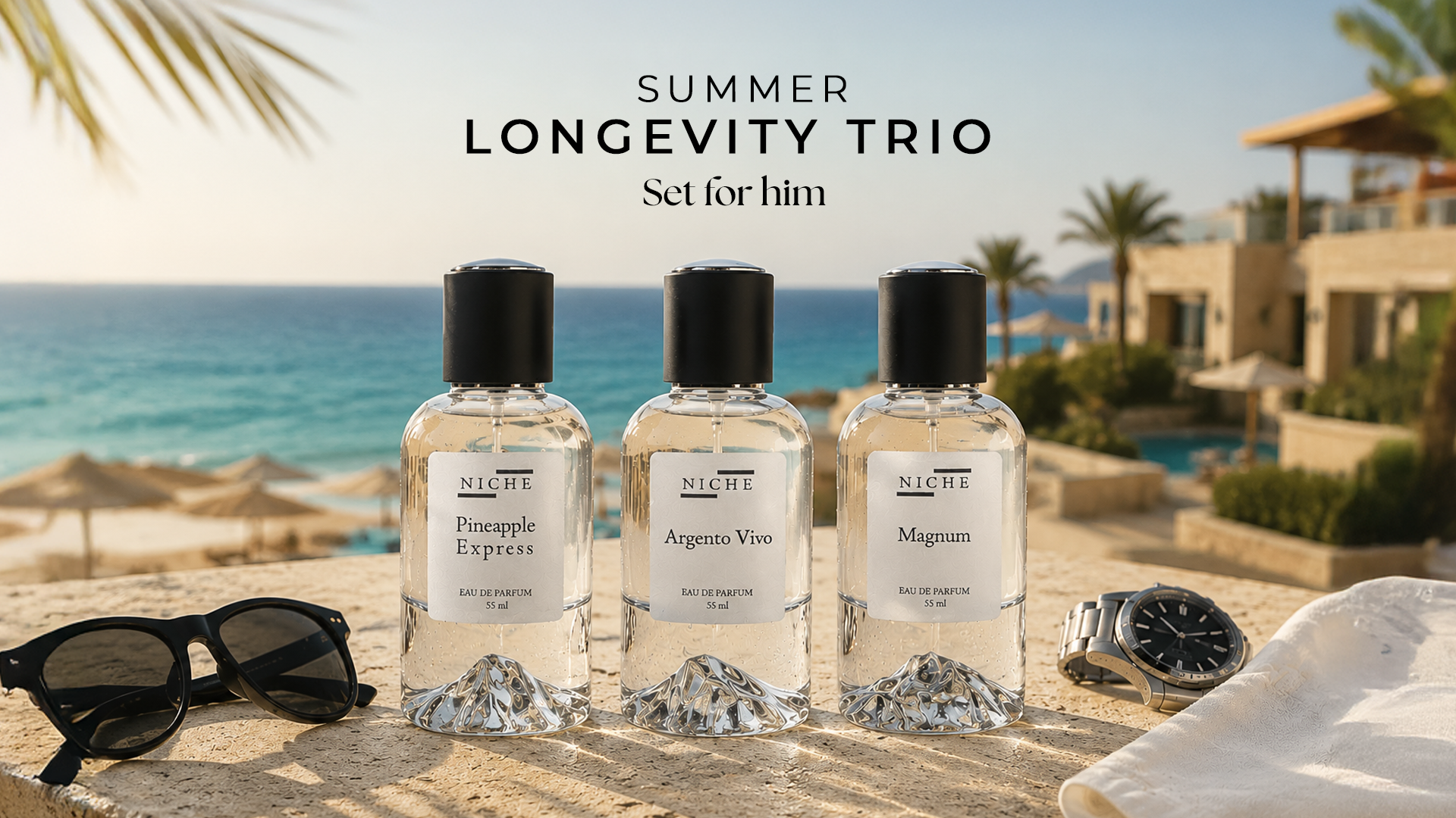 Summer Longevity — ثلاثية عطور للرجال
