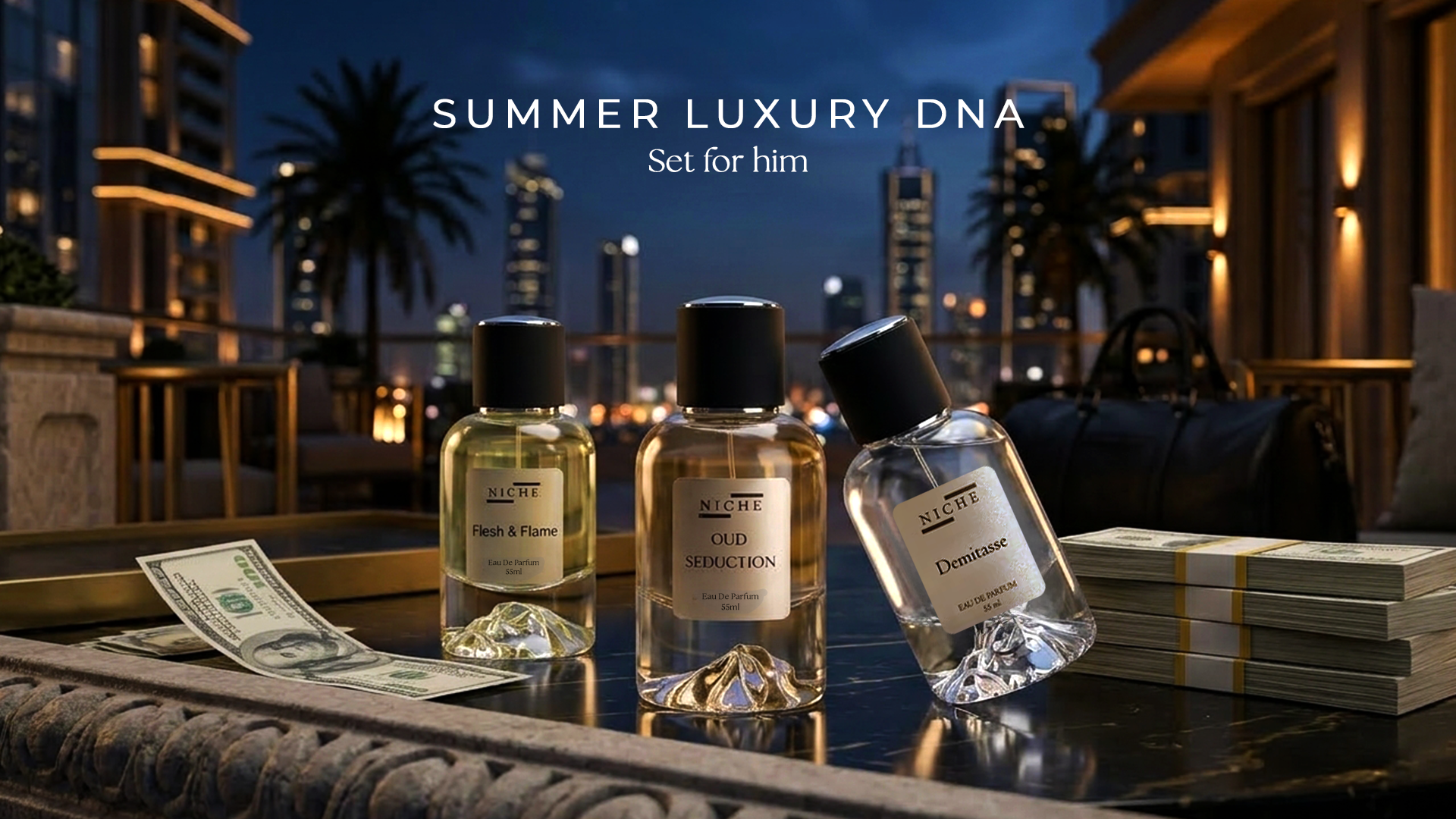 Summer Luxury DNA — مجموعة عطور للرجال